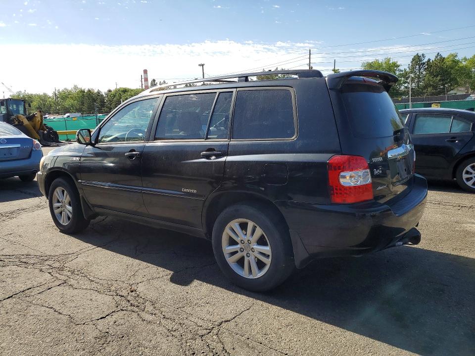 2007 Toyota Highlander hybrid VIN JTEEW21A570034707 COPART salvage auction — MINOR DENT/SCRATCHES, Co - Dis/Dlr/Exp Only Clean Title, sold $650 on 2026-07-21 (photo 2)