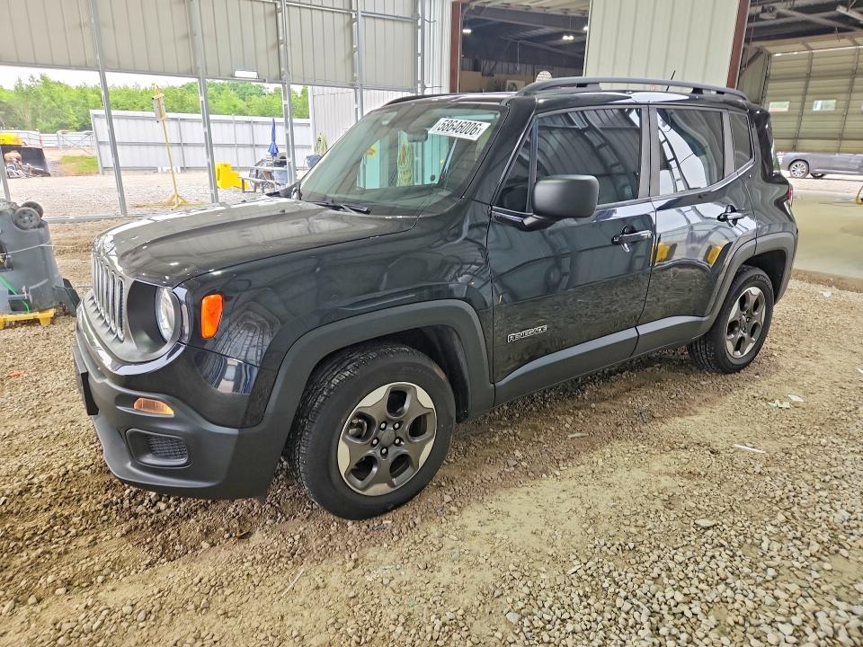 2017 Jeep Renegade VIN ZACCJAAB7HPF61561 COPART salvage auction — HAIL, Mo - Certificate Of Title, sold $4,000 on 2026-08-05 (photo 1)