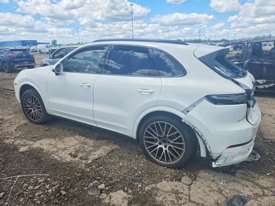 2023 Porsche Cayenne VIN WP1AA2AY8PDA01979 COPART salvage auction — REAR END, MI - CERTIFICATE OF TITLE, sold $34,000 on 2026-07-31 (photo 2)