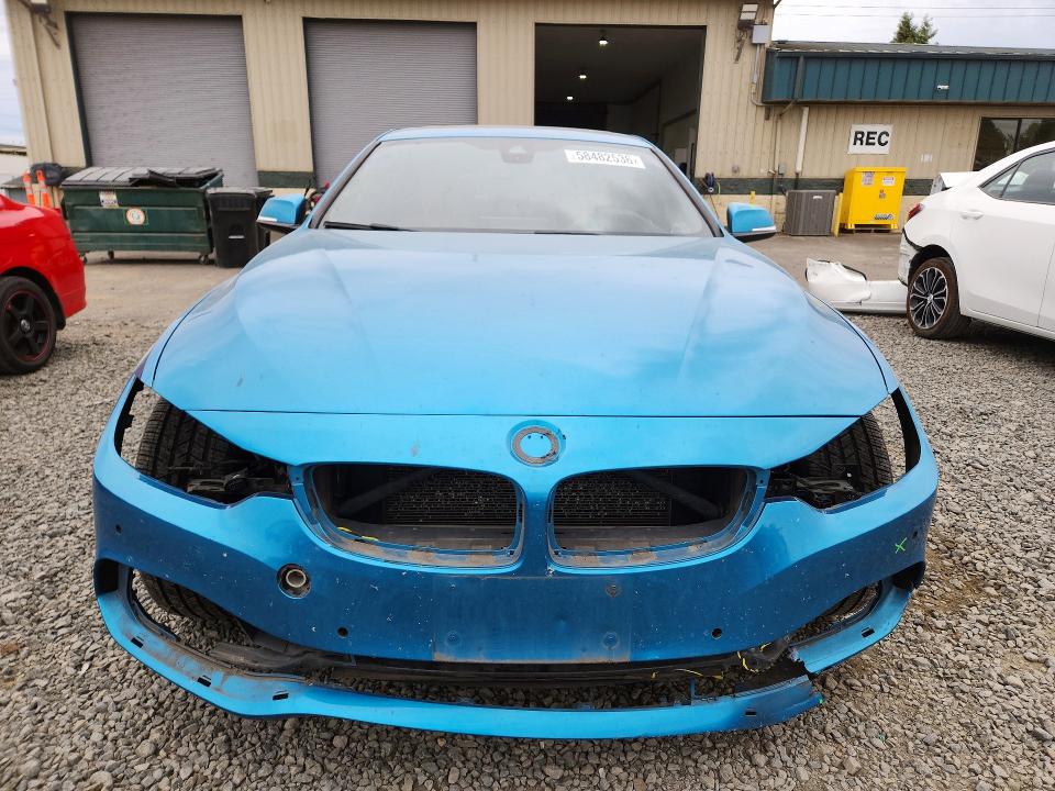 2018 BMW VIN WBA4J3C50JBG95769 COPART salvage auction — FRONT END, Or - Salvage Title Certificate, sold $4,750 on 2026-08-18 (photo 5)