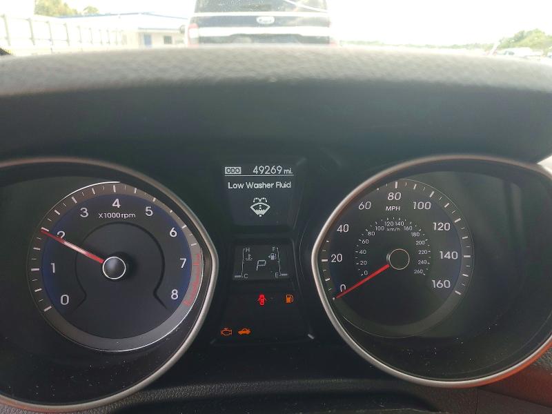2017 Hyundai VIN KMHD35LH7HU360017 COPART salvage auction — FRONT END, Fl - Cert Of Title Slvg Rebuildable, sold $850 on 2026-07-15 (photo 9)