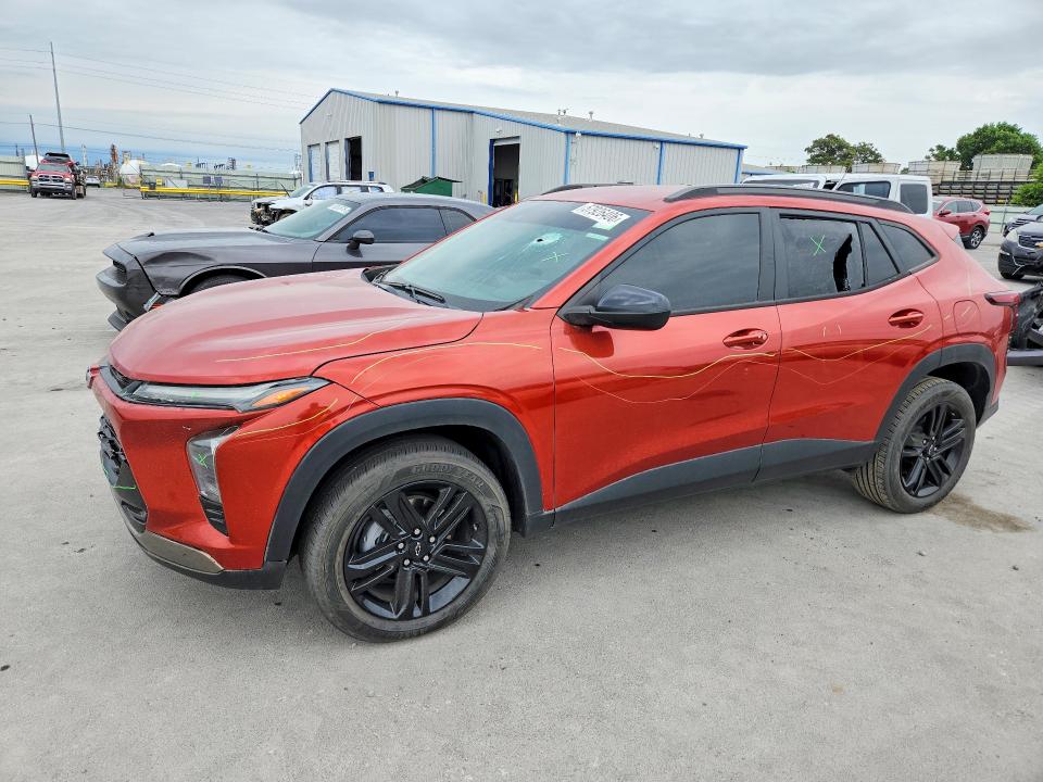 2024 Chevrolet Trax VIN KL77LKE28RC112422 COPART salvage auction — VANDALISM, Ok - Cert Of Title-Salvage, sold $8,200 on 2026-07-17 (photo 1)