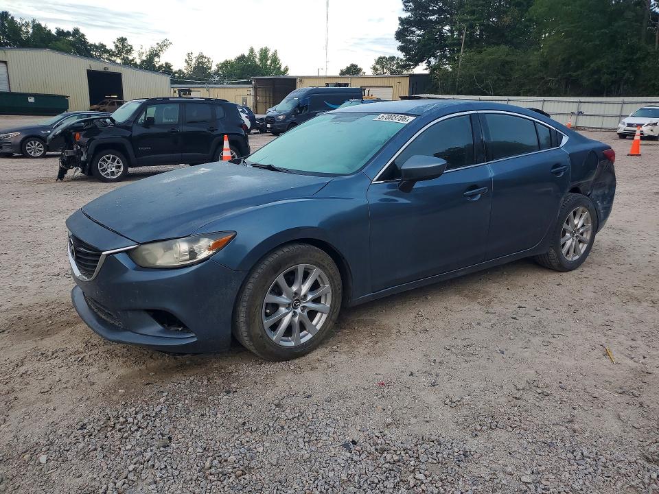 2016 Mazda 6 VIN JM1GJ1U53G1413669 COPART salvage auction — REAR END, Nc - Salvage Certificate Of Title, sold $400 on 2026-07-24 (photo 1)