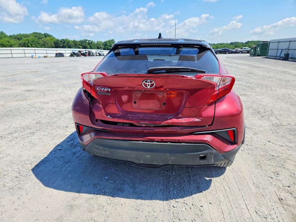 2019 Toyota C-hr VIN NMTKHMBXXKR072762 COPART salvage auction — REAR END, Nc - Salvage Certificate Of Title, sold $750 on 2026-07-29 (photo 6)