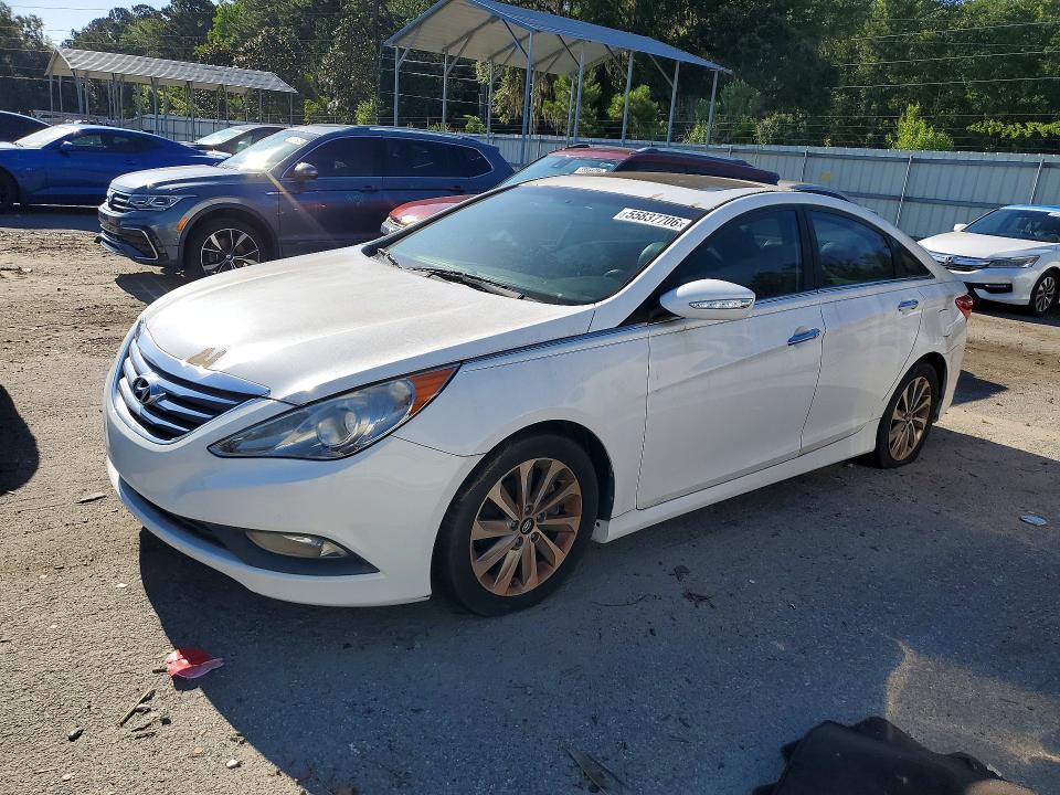 2014 Hyundai Sonata VIN 5NPEC4AC0EH815077 COPART salvage auction — MECHANICAL, Ga - Certificate Of Title, sold $700 on 2026-07-16 (photo 1)