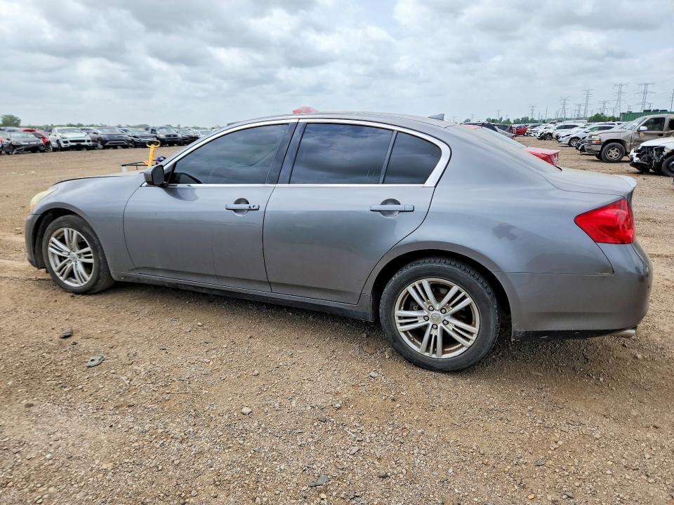 2013 Infiniti G VIN JN1CV6AR1DM765587 COPART salvage auction — FRONT END, Il - Salvage Certificate, sold $250 on 2026-07-30 (photo 2)