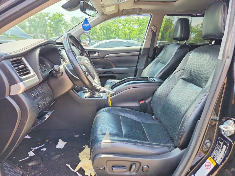 2017 Toyota Highlander VIN 5TDDZRFH0HS421203 COPART salvage auction — FRONT END, MD - CERTIFICATE OF TITLE (P), sold $14,800 on 2026-07-30 (photo 7)