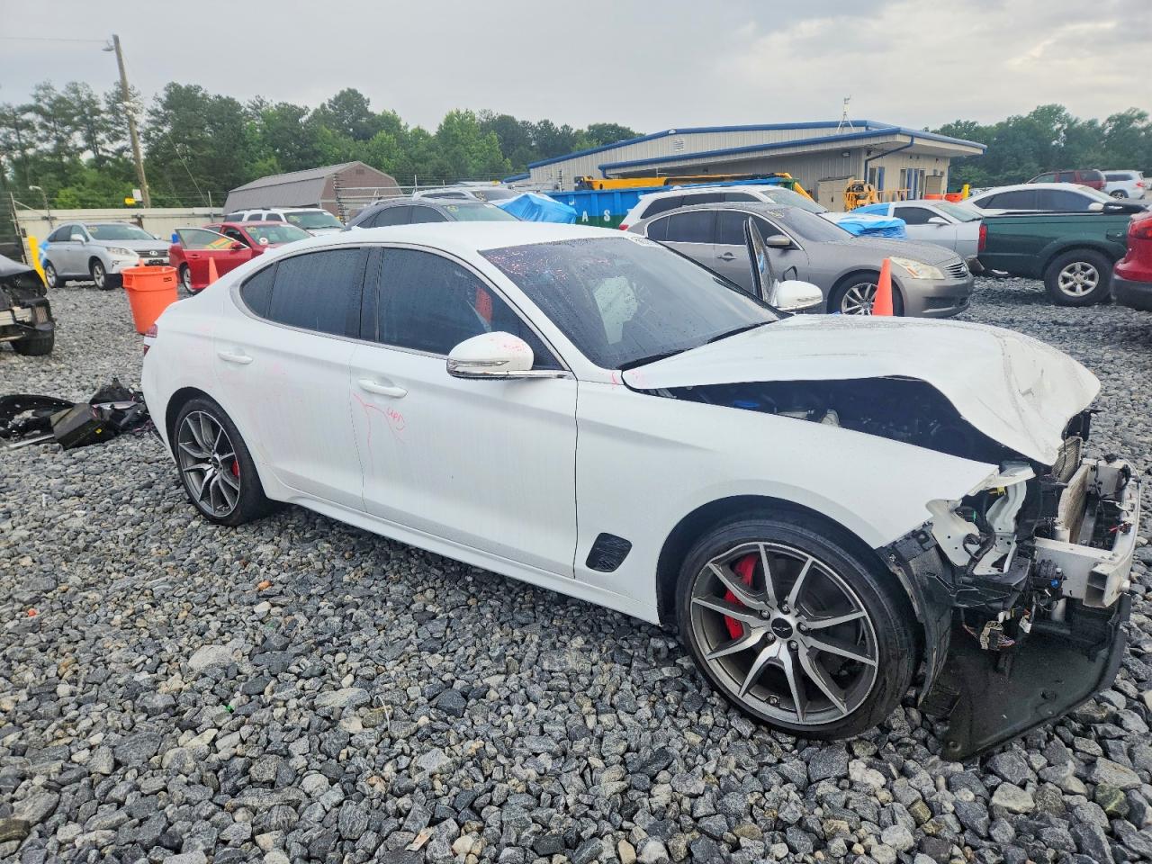 2025 Genesis G70 VIN KMTG34SC4SU156012 — COPART salvage auction photo