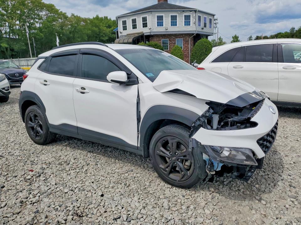 2022 Hyundai VIN KM8K6CAB0NU820423 COPART salvage auction — FRONT END, Ma - Cert Of Title-Salvage, sold $3,250 on 2026-07-10 (photo 4)