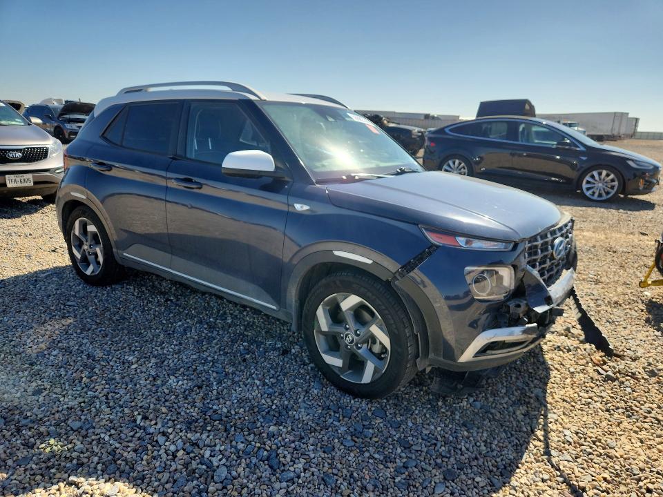 2021 Hyundai Venue VIN KMHRC8A38MU112139 COPART salvage auction — FRONT END, Tx - Salvage Vehicle Title, sold $3,000 on 2026-07-14 (photo 4)