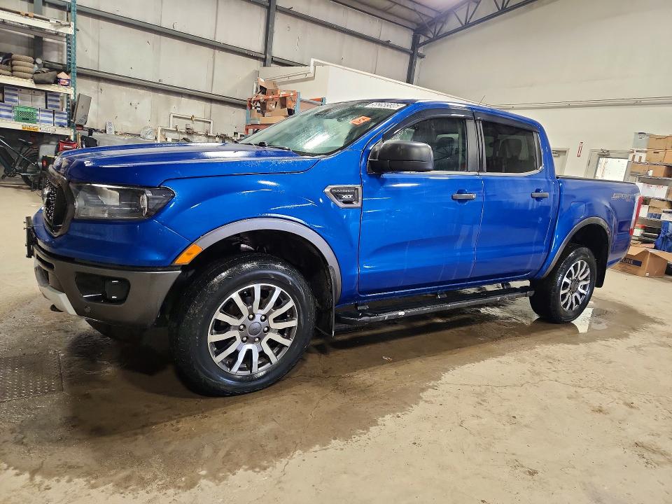 2019 Ford Ranger VIN 1FTER4FH4KLA43080 COPART salvage auction — MINOR DENT/SCRATCHES, On - Permit No Brand - Unfit (P), sold $17,850 on 2026-07-03 (photo 1)