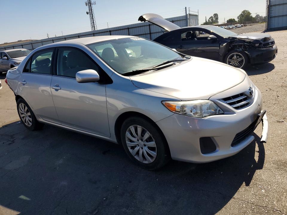 2013 Toyota Corolla VIN 2T1BU4EE3DC987729 COPART salvage auction — REAR END, Ca - Salvage Certificate, sold $2,150 on 2026-07-02 (photo 4)