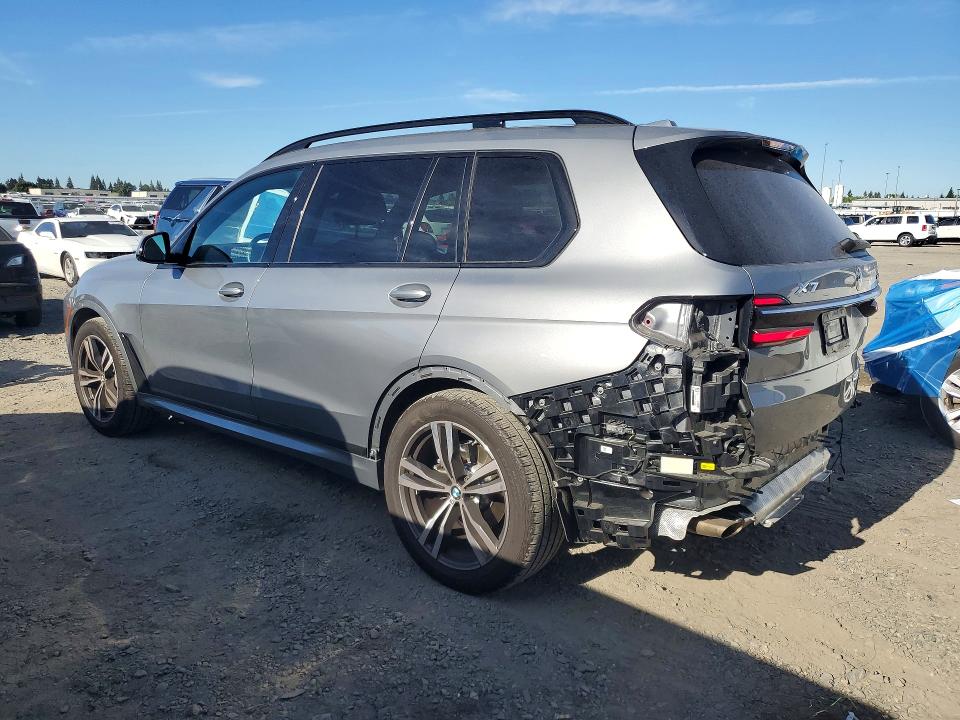 2024 BMW X7 VIN 5UX23EM03R9U54435 COPART salvage auction — REAR END, CA - SALVAGE CERTIFICATE, sold $45,750 on 2026-07-28 (photo 2)