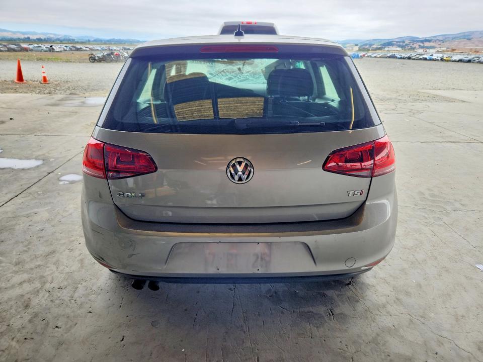 2017 Volkswagen VIN 3VW217AU3HM020121 COPART salvage auction — FRONT END, CA - SALVAGE CERTIFICATE, sold $450 on 2026-07-02 (photo 6)