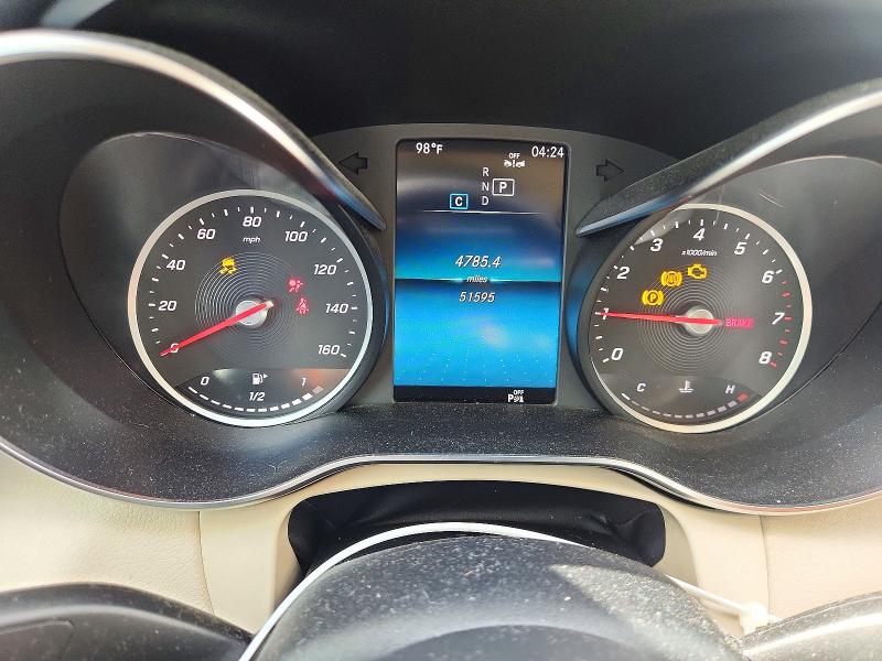 2020 Mercedes-benz C-klasse VIN WDDWF8DBXLR561704 COPART salvage auction — REAR END, Tx - Salvage Vehicle Title, sold $8,000 on 2026-08-06 (photo 9)