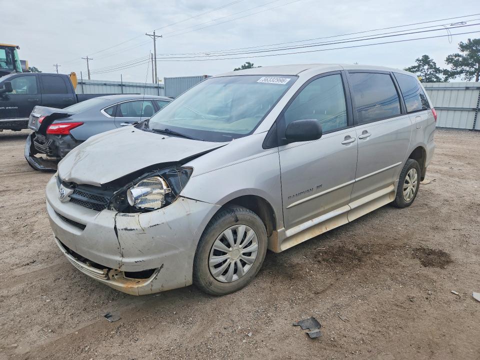 2004 Toyota Sienna VIN 5TDZA23C54S013982 COPART salvage auction — FRONT END, FL - CERT OF TITLE SLVG REBUILDABLE (P), sold $1,200 on 2026-07-09 (photo 1)