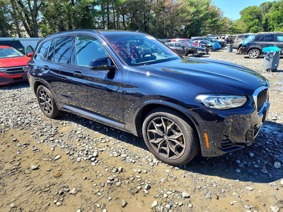 2022 BMW X3 VIN 5UX83DP09N9L10320 COPART salvage auction — SIDE, Nj - Cert Of Title-Salvage, sold $23,900 on 2026-07-27 (photo 4)