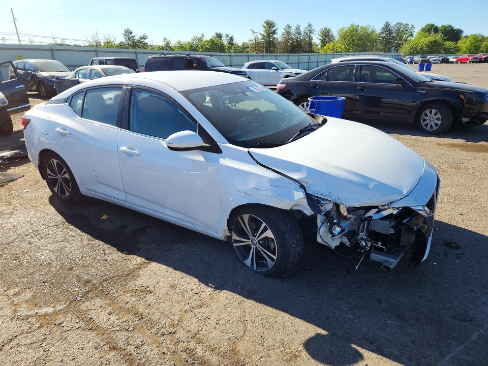 2022 Nissan Sentra VIN 3N1AB8CV8NY224959 COPART salvage auction — FRONT END, Pa - Certificate Of Salvage, sold $2,900 on 2026-07-02 (photo 4)