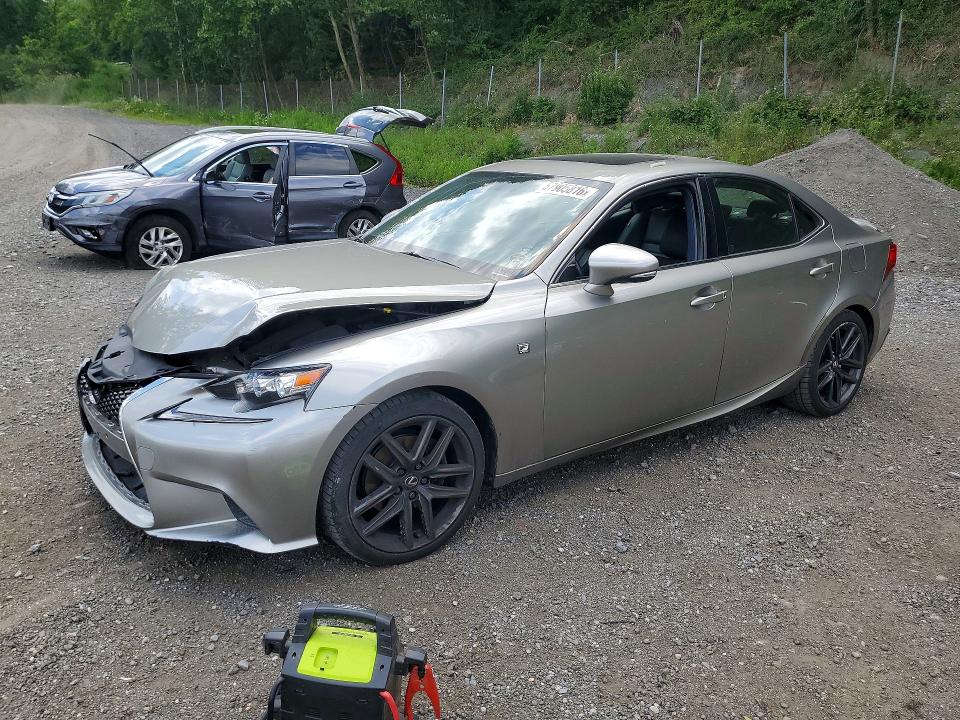 2015 Lexus Is VIN JTHBF1D24F5054078 COPART salvage auction — FRONT END, Ny - Mv-907A Salvage Certificate, sold $4,700 on 2026-07-09 (photo 1)