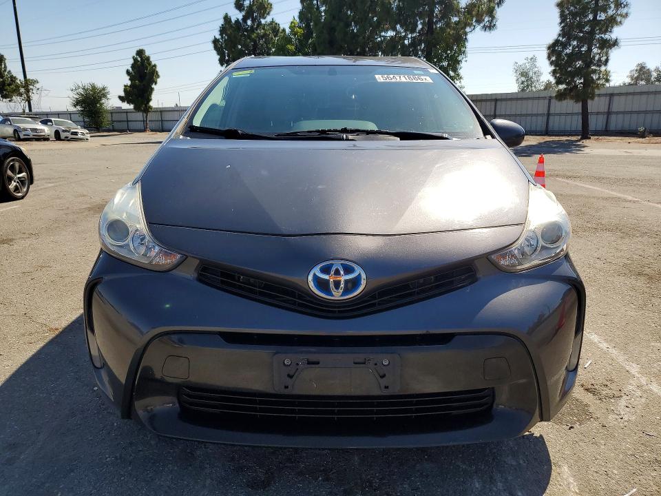 2016 Toyota Prius VIN JTDZN3EU3GJ046013 COPART salvage auction — SIDE, Ca - Salvage Certificate, sold $2,600 on 2026-07-07 (photo 5)