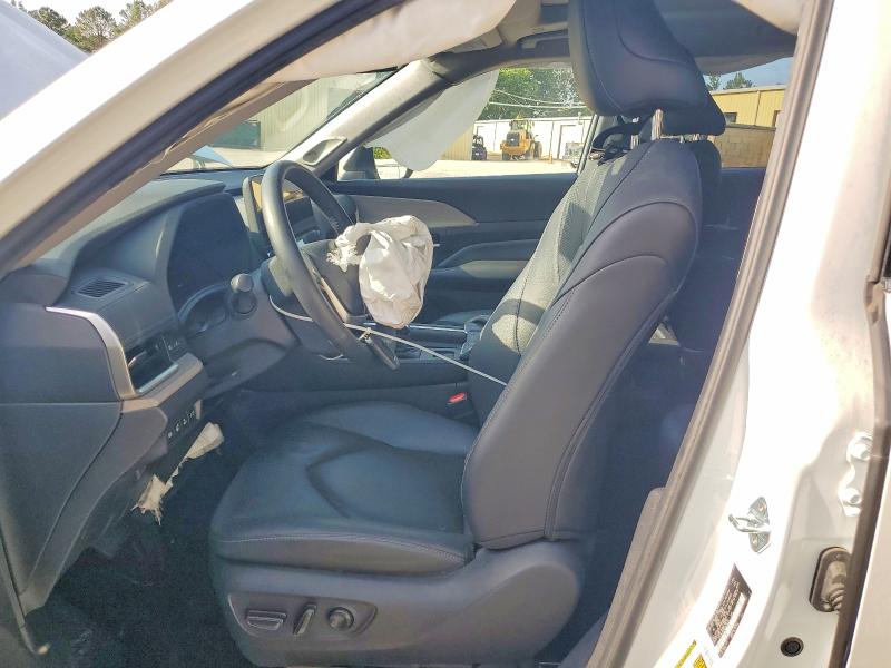 2024 Toyota Highlander VIN 5TDACAB56RS016403 COPART salvage auction — FRONT END, Nc - Salvage Certificate Of Title, sold $5,200 on 2026-07-31 (photo 7)