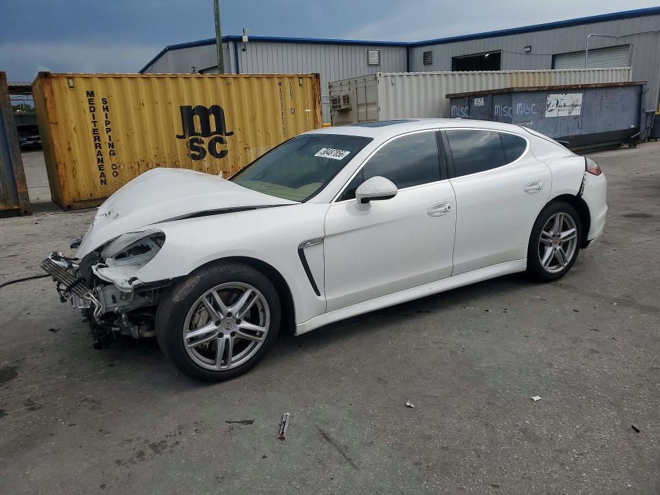 2011 Porsche Panamera VIN WP0AB2A78BL060874 COPART salvage auction — FRONT END, FL - CERT OF TTL-REBUILT&SLVG RBLD, sold $250 on 2026-07-21 (photo 1)