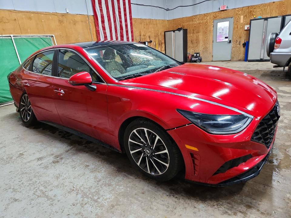 2020 Hyundai Sonata VIN 5NPEH4J27LH010764 COPART salvage auction — REAR END, Mi - Certificate Of Title, sold $4,750 on 2026-07-08 (photo 4)