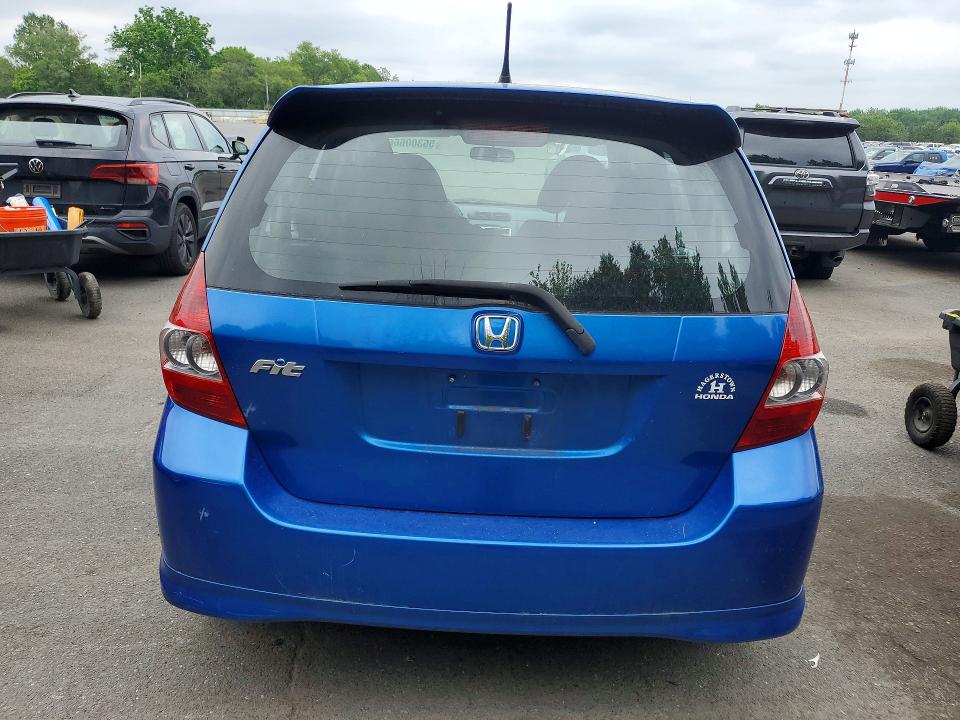 2008 Honda Fit VIN JHMGD37608S033710 COPART salvage auction — FRONT END, Nj - Cert Of Title-Salvage, sold $425 on 2026-07-28 (photo 6)