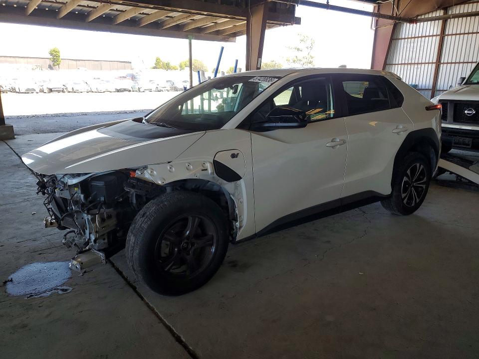 2023 Subaru Solterra VIN JTMABABA6PA017044 COPART salvage auction — FRONT END, CA - SALVAGE CERTIFICATE, sold $4,100 on 2026-07-16 (photo 1)