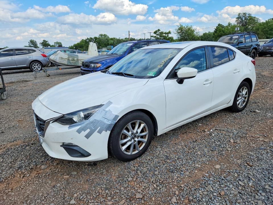 2014 Mazda VIN JM1BM1W77E1136327 COPART salvage auction — FRONT END, Nj - Cert Of Title-Salvage, sold $1,350 on 2026-07-28 (photo 1)
