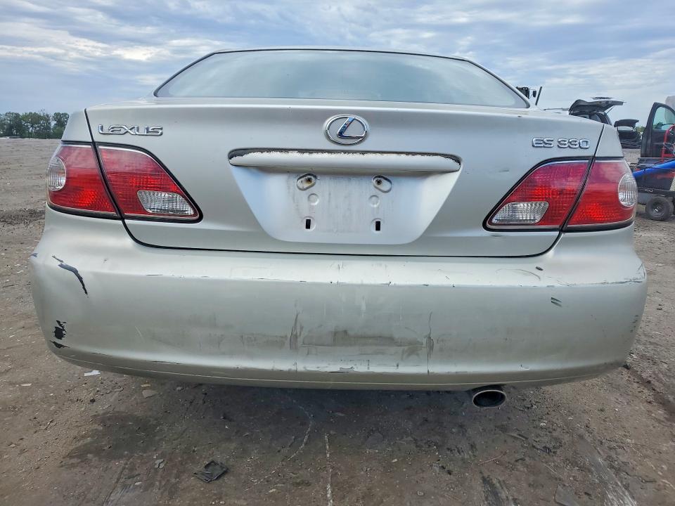 2004 Lexus Es 330 VIN JTHBA30G245041855 COPART salvage auction — FRONT END, VA - CERT OF TITLE - SALVAGE, sold $450 on 2026-07-15 (photo 6)