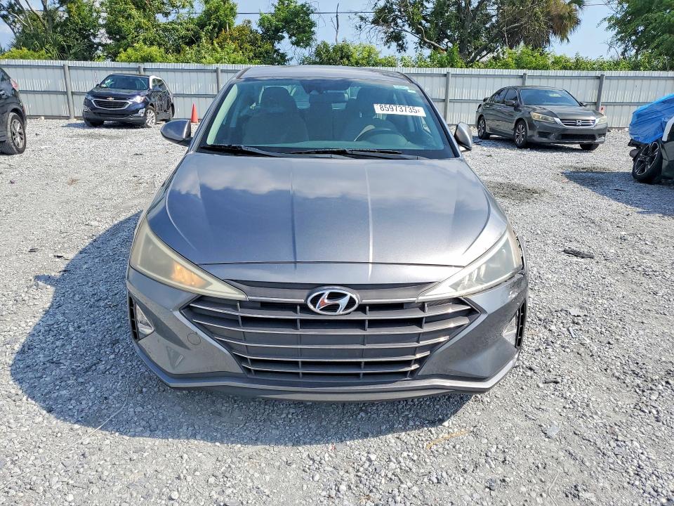 2019 Hyundai Elantra VIN KMHD84LF4KU845796 COPART salvage auction — FRONT END, Fl - Cert Of Title Slvg Rebuildable, sold $2,900 on 2026-07-10 (photo 5)