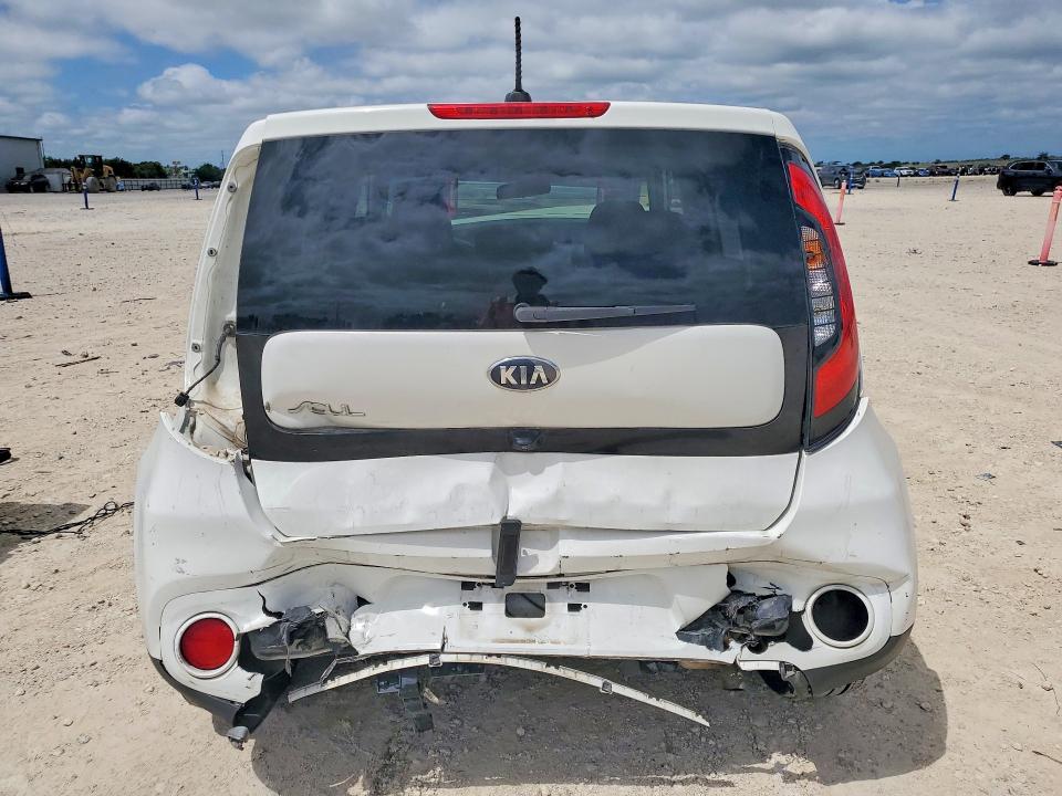 2017 Kia Soul VIN KNDJP3A55H7501643 COPART salvage auction — FRONT END, Tx - Salvage Vehicle Title, sold $875 on 2026-07-30 (photo 6)