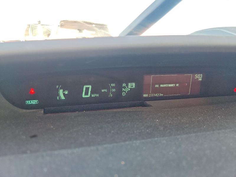 2011 Toyota Prius VIN JTDKN3DU1B0300271 COPART salvage auction — FRONT END, Mt - Certificate Of Title, sold $2,250 on 2026-07-07 (photo 9)