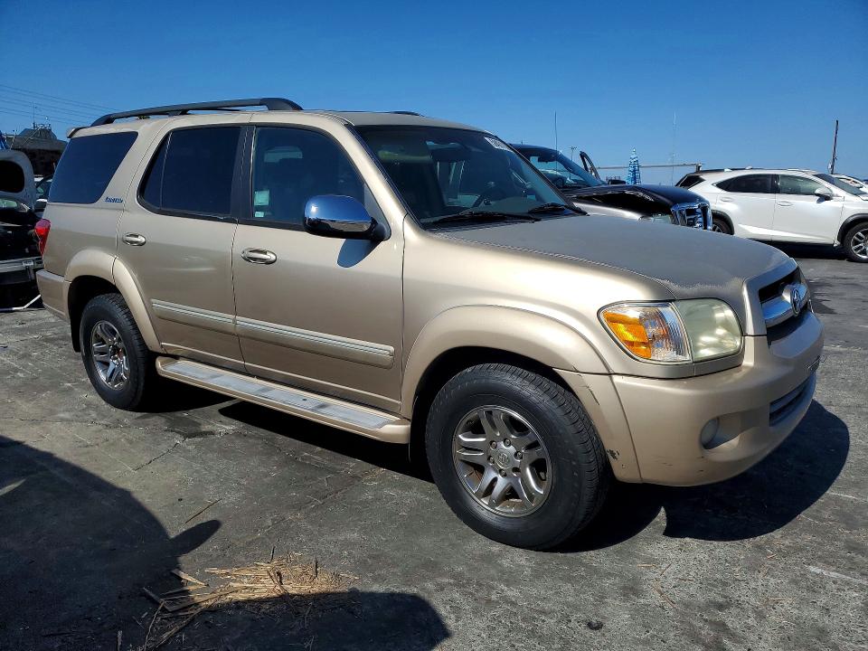 2007 Toyota Sequoia VIN 5TDZT38A67S295352 COPART salvage auction — MECHANICAL, Ca - Salvage Certificate, sold $1,100 on 2026-07-08 (photo 4)