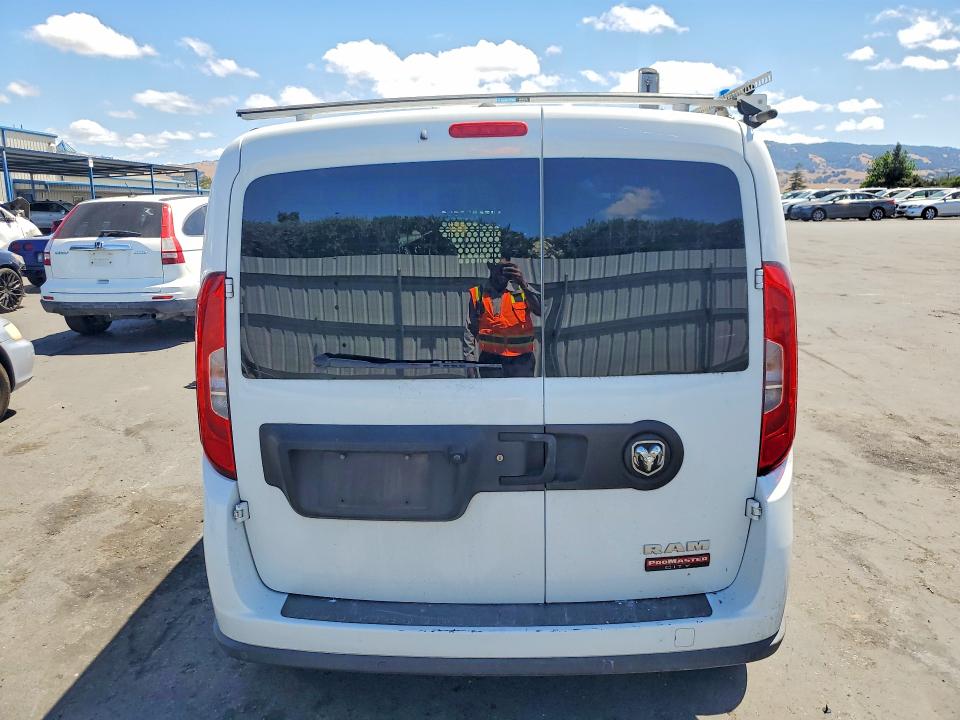 2016 Ram Promaster city VIN ZFBERFBT2G6C18895 COPART salvage auction — SIDE, CA - SALVAGE CERTIFICATE, sold $750 on 2026-07-22 (photo 6)