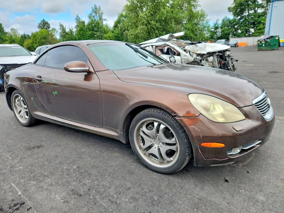 2006 Lexus Sc VIN JTHFN48YX69002354 COPART salvage auction — REAR END, OR - SALVAGE TITLE CERTIFICATE, sold $800 on 2026-07-29 (photo 4)
