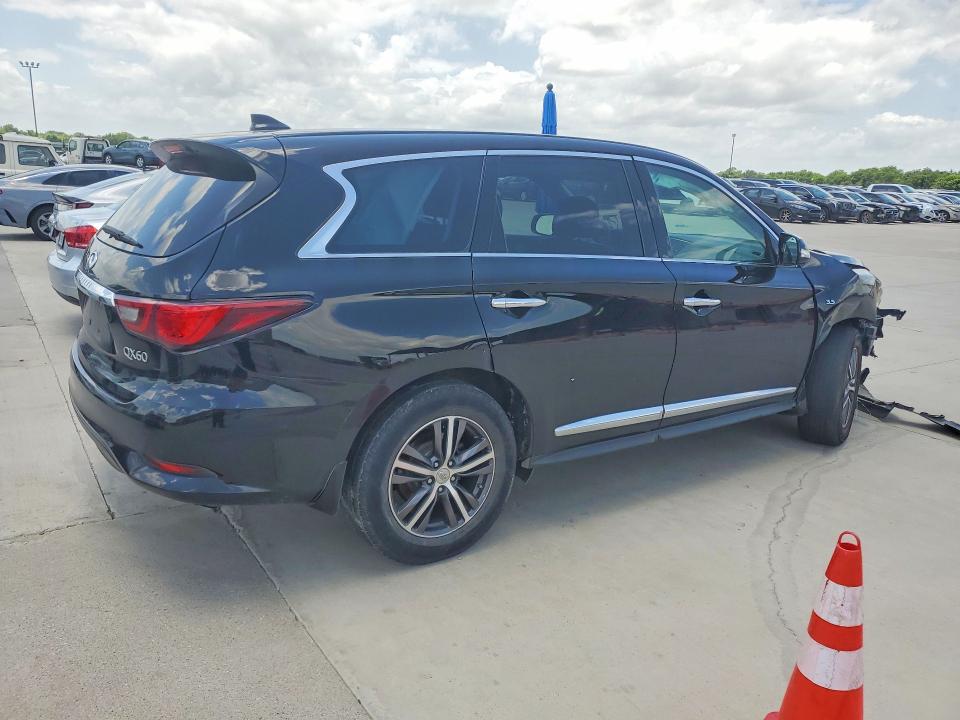 2019 Infiniti Qx60 VIN 5N1DL0MN5KC534249 COPART salvage auction — FRONT END, Tx - Certificate Of Title, sold $2,000 on 2026-07-09 (photo 3)