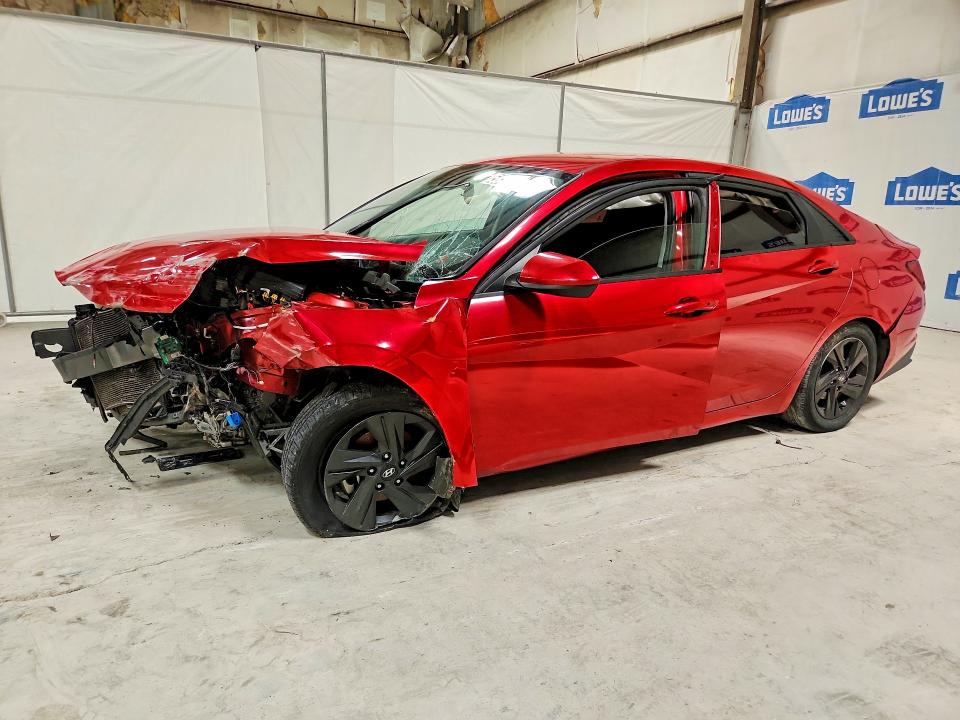 2021 Hyundai Elantra VIN 5NPLM4AG7MH000896 COPART salvage auction — FRONT END, TN - CERTIFICATE OF TITLE, sold $150 on 2026-07-29 (photo 1)
