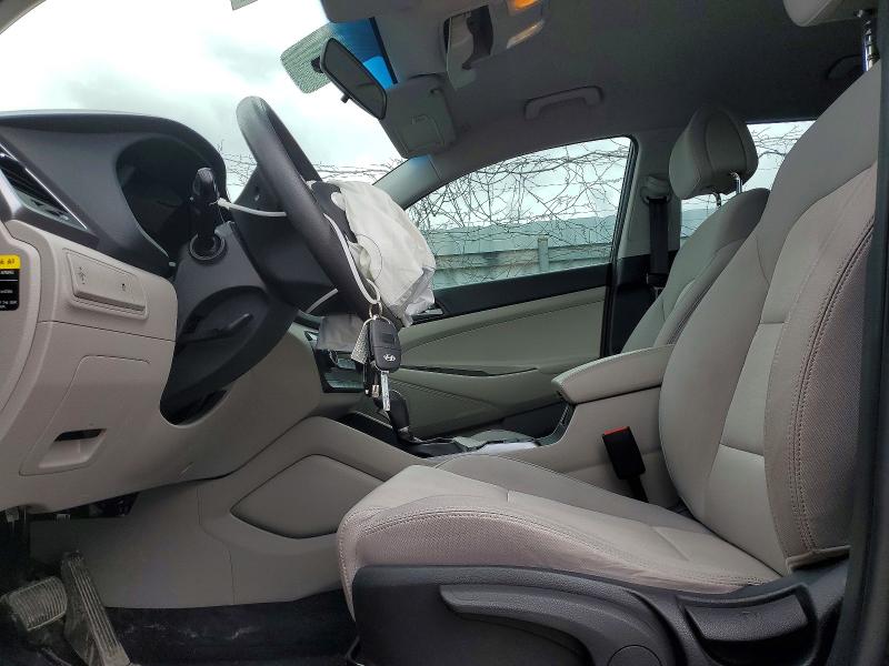 2017 Hyundai Tucson VIN KM8J2CA4XHU558391 COPART salvage auction — FRONT END, On - Permit Salvage, sold $3,100 on 2026-07-07 (photo 7)