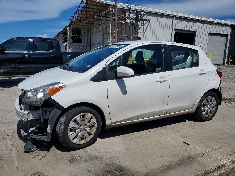 2014 Toyota Yaris VIN VNKKTUD3XEA000365 COPART salvage auction — FRONT END, Tx - Salvage Vehicle Title, sold $1,800 on 2026-07-07 (photo 1)