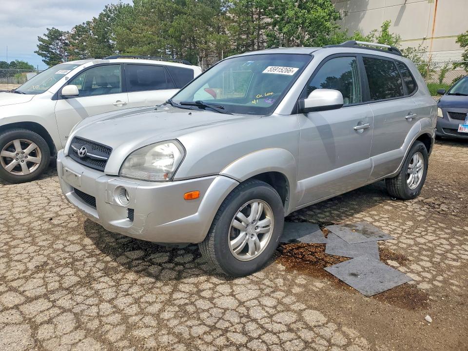 2007 Hyundai Tucson VIN KM8JN72D47U529061 COPART salvage auction — MECHANICAL, Il - Certificate Of Title, sold $450 on 2026-07-13 (photo 1)