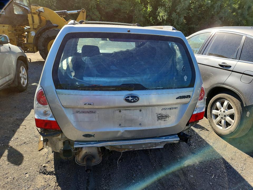 2006 Subaru Forester VIN JF1SG656X6G741170 COPART salvage auction — REAR END, NY - MV-907A SALVAGE CERTIFICATE, sold $450 on 2026-07-14 (photo 6)