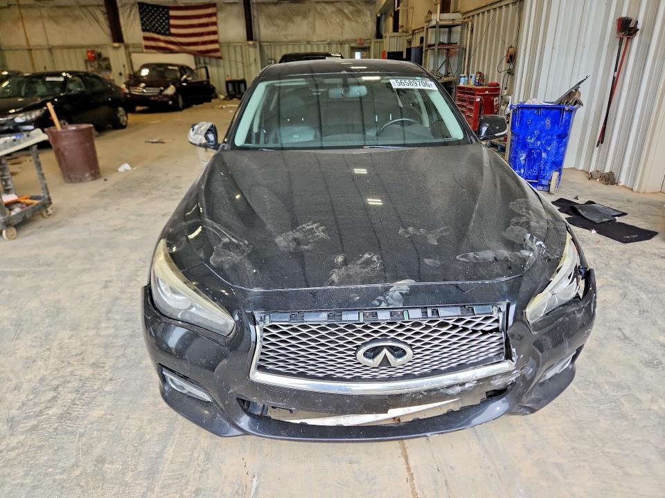 2014 Infiniti Q50 VIN JN1BV7AR0EM702113 COPART salvage auction — FRONT END, Wi - Junked Vehicle Bill Of Sale, sold $375 on 2026-07-15 (photo 5)