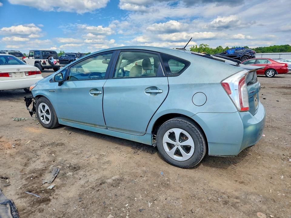 2014 Toyota Prius VIN JTDKN3DU3E1754004 COPART salvage auction — FRONT END, Va - Cert Of Title - Salvage, sold $4,100 on 2026-07-08 (photo 2)