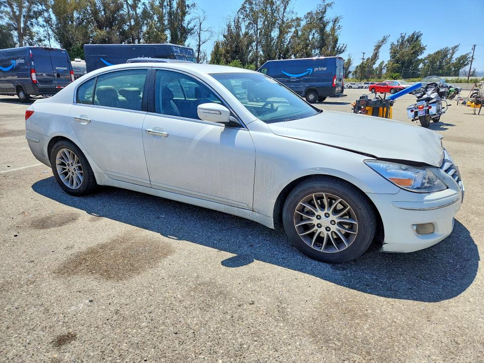 2011 Hyundai Genesis VIN KMHGC4DE0BU115790 COPART salvage auction — FRONT END, Ca - Salvage Certificate, sold $875 on 2026-07-21 (photo 4)