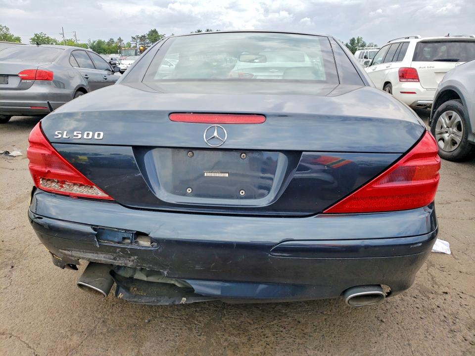 2004 Mercedes-benz Sl-class VIN WDBSK75F64F070628 COPART salvage auction — REAR END, CT - CERT OF TITLE-SALVAGE, sold $3,900 on 2026-07-14 (photo 6)