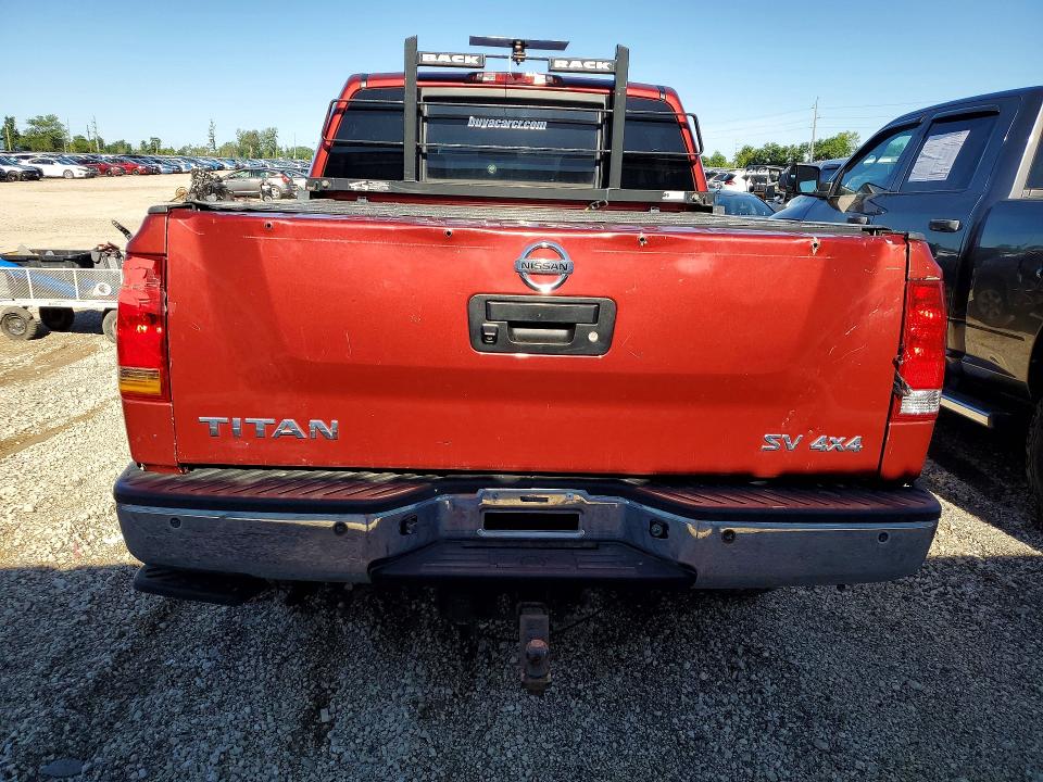 2014 Nissan TITAN VIN 1N6AA0EC1EN511826 COPART salvage auction — MINOR DENT/SCRATCHES, Ia - Certificate Of Title, sold $2,900 on 2026-07-08 (photo 6)
