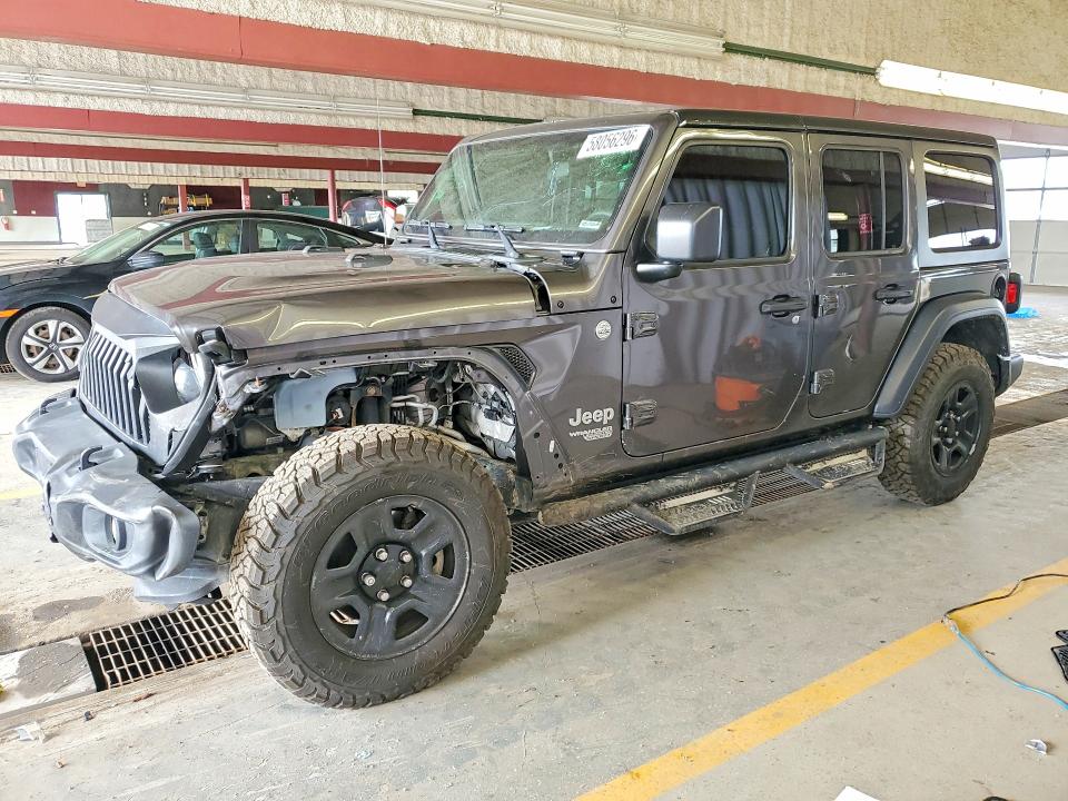 2018 Jeep Wrangler / VIN 1C4HJXDN5JW189404 — COPART salvage auction photo