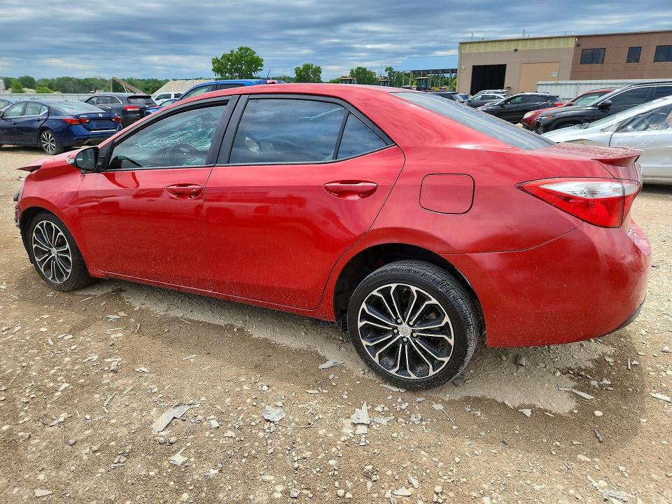 2014 Toyota Corolla VIN 5YFBURHE1EP045107 COPART salvage auction — FRONT END, Ks - Cert Of Title-Salvage, sold $1,100 on 2026-07-14 (photo 2)